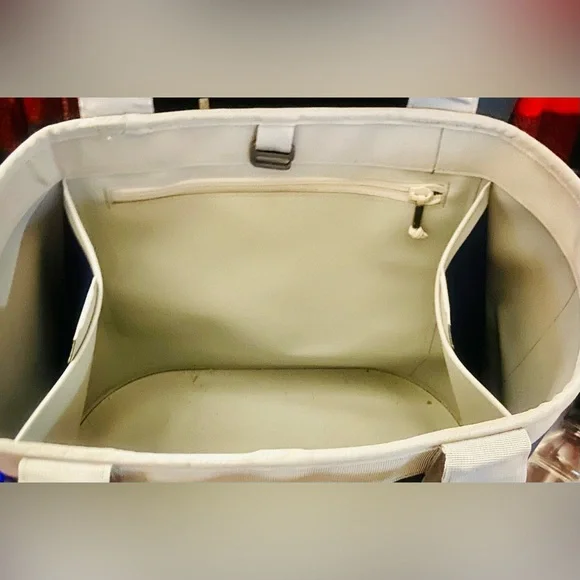 YETI Blue and Gray Soft  Duffel Side Cooler with Sturdy Design - Picture 5 of 5